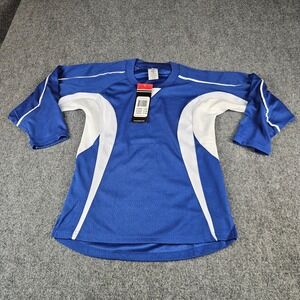 Kamazu Hockey‎ Jersey Junior S/M Royal Blue White Practice Shirt New With Tags